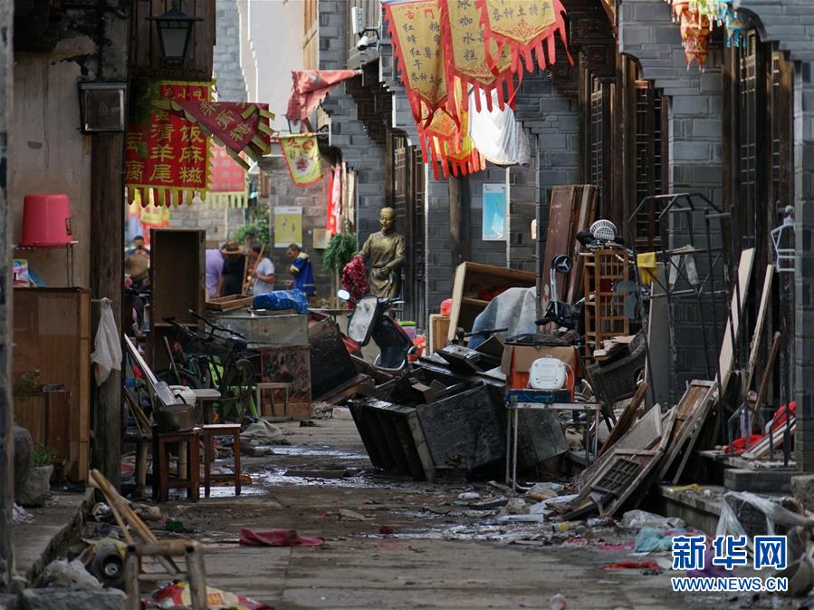（關(guān)注&ldquo;利奇馬&rdquo;&middot;圖文互動）（2）古城洪災(zāi) 八方馳援&mdash;&mdash;洪水災(zāi)害下的浙江臨?，F(xiàn)場目擊