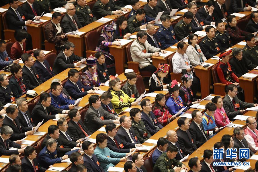（兩會(huì)&middot;政協(xié)開幕&middot;XHDW）（4）全國(guó)政協(xié)十三屆二次會(huì)議在京開幕
