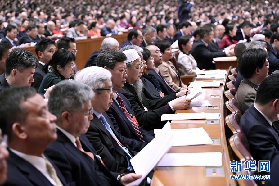 （兩會&middot;政協(xié)開幕&middot;XHDW）（15）全國政協(xié)十三屆二次會議在京開幕