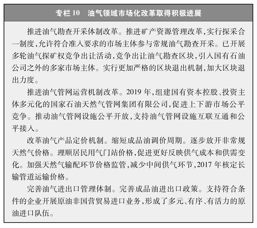 （圖表）［受權發(fā)布］《新時代的中國能源發(fā)展》白皮書（專欄10）