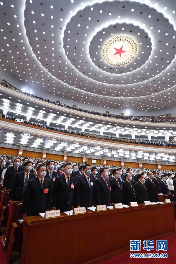 （兩會&middot;人大開幕&middot;XHDW）（4）十三屆全國人大三次會議在京開幕