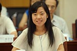 共產(chǎn)黨員微信、易信受眾代表喬薇發(fā)言