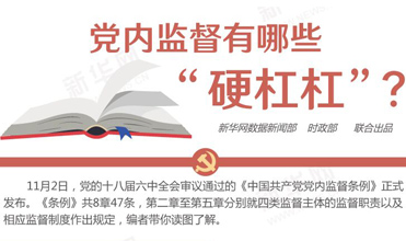 黨內監(jiān)督有哪些&ldquo;硬杠杠&rdquo;？