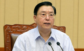 張德江出席十二屆全國人大常委會(huì)第四次會(huì)議閉幕會(huì)