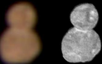 NASA公布&ldquo;天涯海角&rdquo;首批照片 狀似&ldquo;雪人&rdquo;