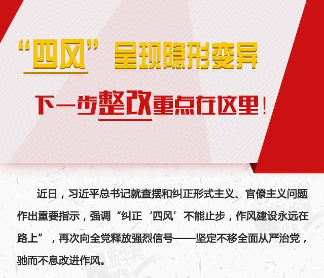&ldquo;四風(fēng)&rdquo;呈現(xiàn)隱形變異，下一步整改重點在這里！