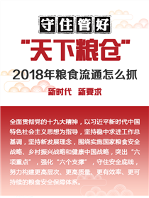 守住管好&ldquo;天下糧倉(cāng)&rdquo;&mdash;&mdash;2018年糧食流通怎么抓
