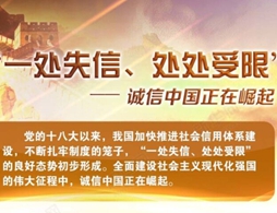 圖解：&ldquo;一處失信、處處受限&rdquo;&mdash;&mdash;誠信中國正在崛起