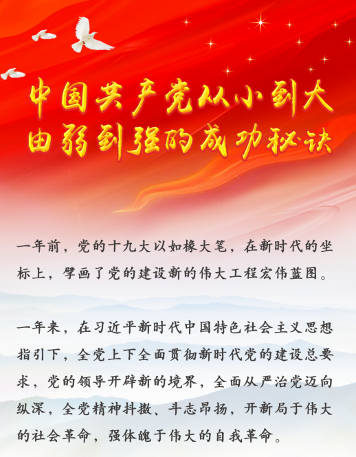 中國共產(chǎn)黨從小到大、由弱到強的成功秘訣