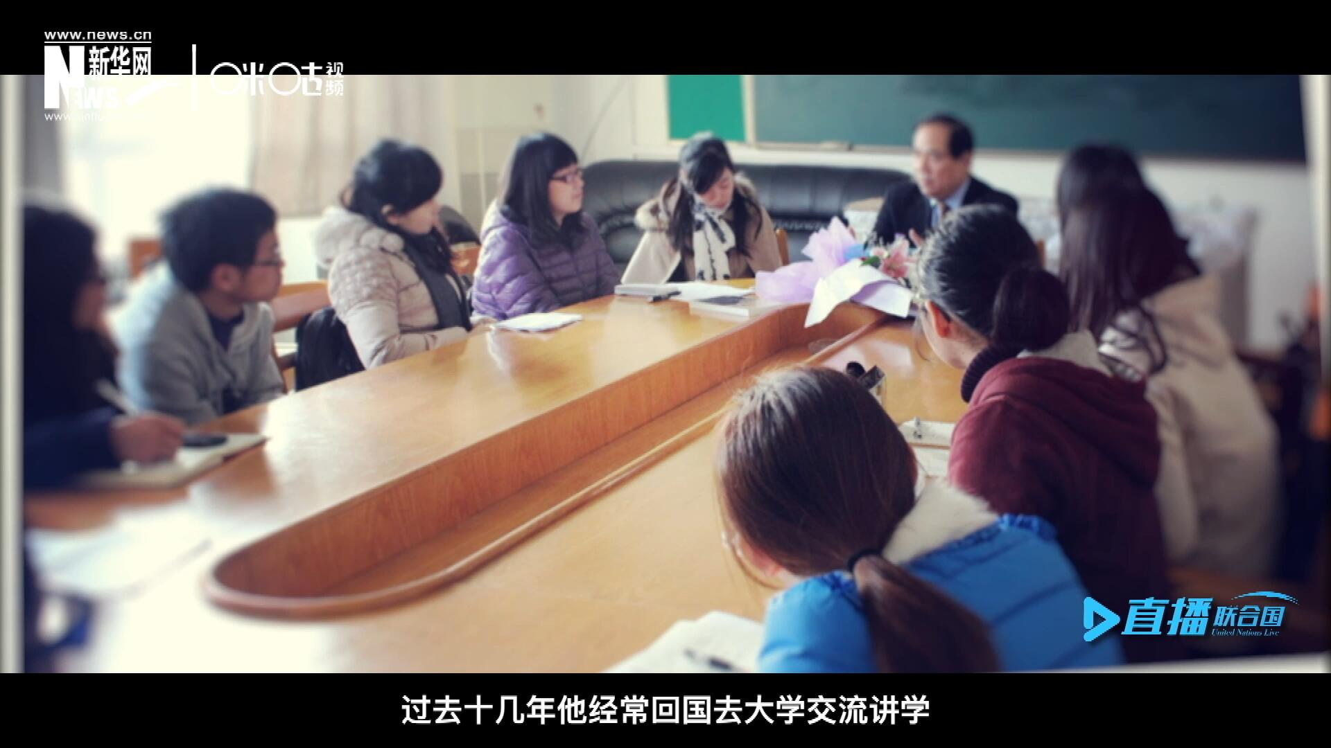 過去十幾年陳峰經(jīng)?；貒ゴ髮W(xué)交流講學(xué)，給年輕人分享他學(xué)習(xí)、工作和生活的故事。
