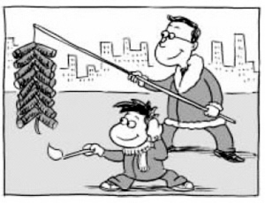 春節(jié)若遇霧霾，煙花怎么放？