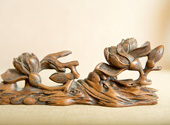 會(huì)心閣沉香藏品&mdash;&mdash;蘭花筆架
