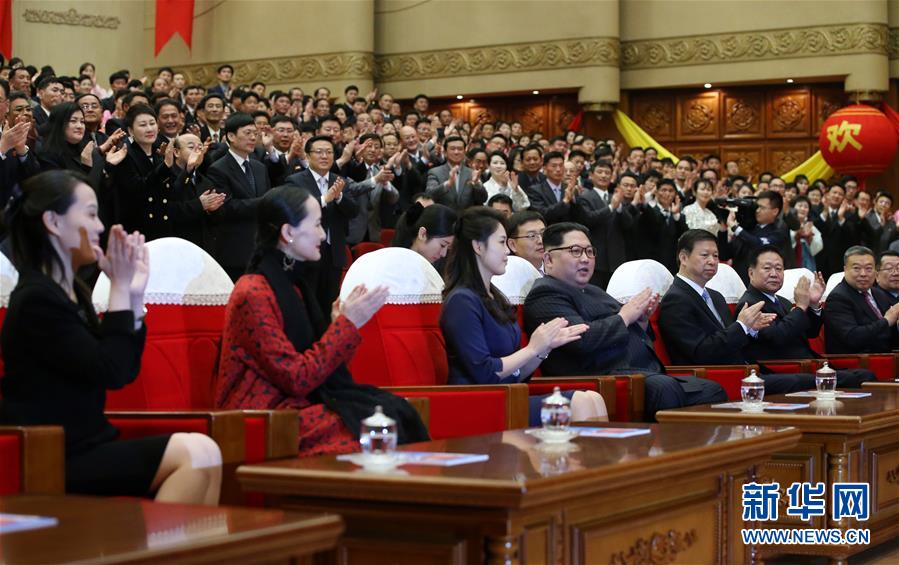 （XHDW）（1）金正恩觀看中國藝術(shù)團演出芭蕾舞劇《紅色娘子軍》