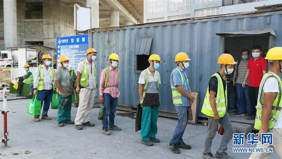 （國際&middot;圖文互動）（4）中國港灣科倫坡房建項目復工目擊記