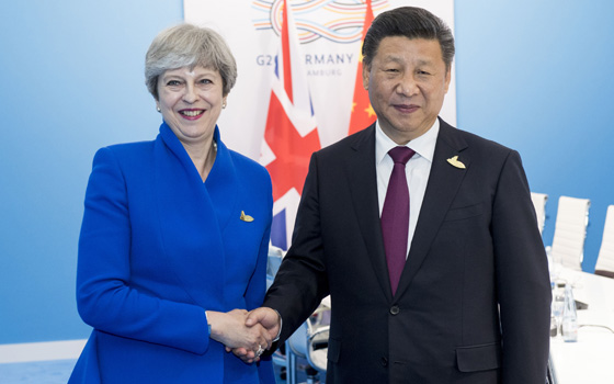 習(xí)近平會見英國首相特雷莎&middot;梅