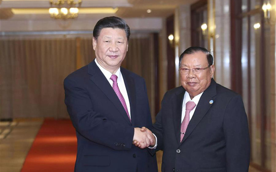 習(xí)近平再次會(huì)見老撾人民革命黨中央委員會(huì)總書記、國(guó)家主席本揚(yáng)