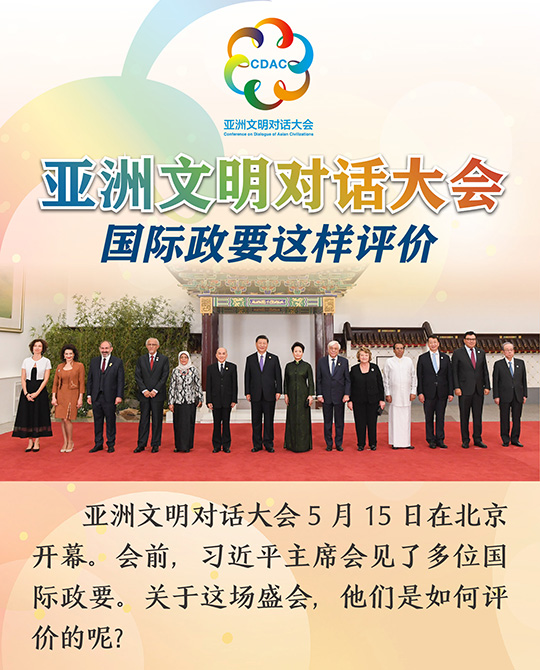 亞洲文明對話大會，國際政要這樣評價