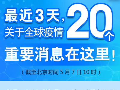 【圖解】最近3天，關(guān)于全球疫情20個重要消息在這里！